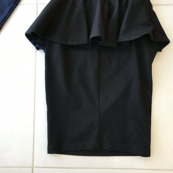 Torn by Ronny Kobo Dress Bodycon Peplum One Shoulder Color Block - Picture 12 of 12